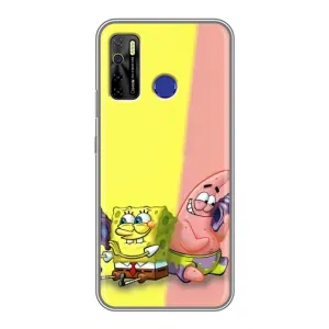 Чехлы с Патриком на TECNO Camon 15 (Звонок)