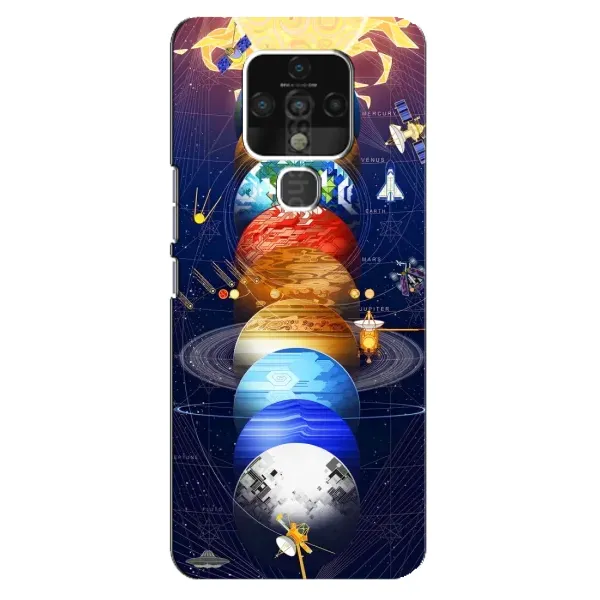 Чехол с рисунком «Арт планети» для TECNO Camon 16 Pro Чехол с рисунком «Арт планети» для TECNO Camon 16 Pro