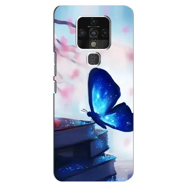 Чехол с рисунком «Бабочка синяя» для TECNO Camon 16 Pro Чехол с рисунком «Бабочка синяя» для TECNO Camon 16 Pro