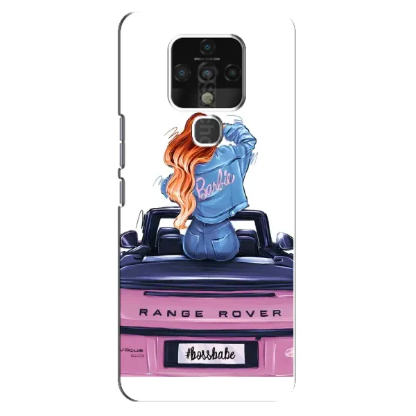 Чехол с рисунком «Девушка на машине» для TECNO Camon 16 Pro Чехол с рисунком «Девушка на машине» для TECNO Camon 16 Pro