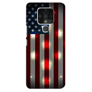 Чохол Прапор USA для TECNO Camon 16 Pro (Прапор США 2)