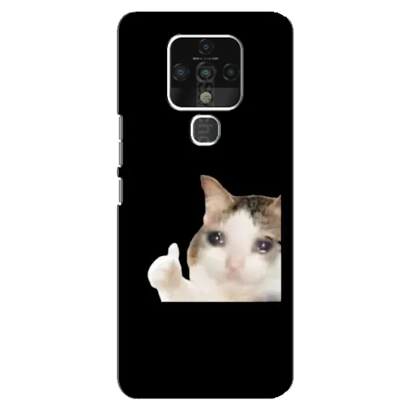 Чехол с рисунком «Кот в слезах» для TECNO Camon 16 Pro Чехол с рисунком «Кот в слезах» для TECNO Camon 16 Pro