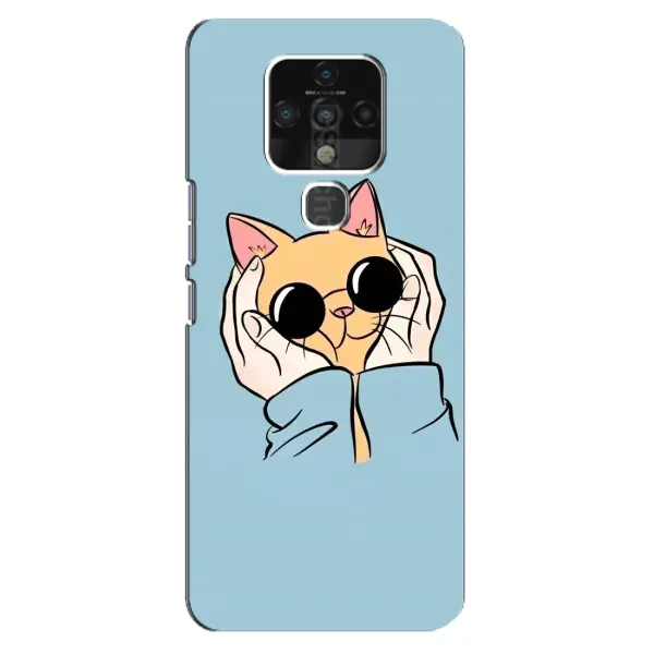 Чехол с рисунком «КОТИК в очках» для TECNO Camon 16 Pro Чехол с рисунком «КОТИК в очках» для TECNO Camon 16 Pro