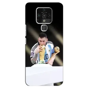 Чехлы Лео Месси Аргентина для TECNO Camon 16 Pro (Кубок Мира)