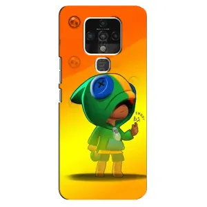 Чохол Бравл Старс для TECNO Camon 16 Pro (LEON в кофті)
