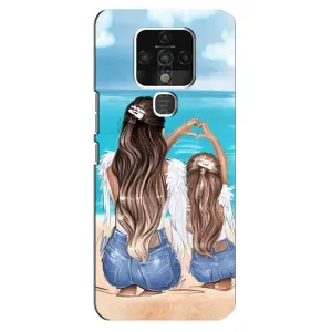 Чехлы для МАМЫ на TECNO Camon 16 Pro (Мама и дочь)