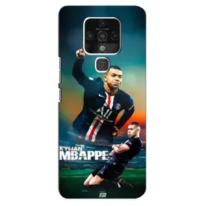 Чехол (TPU) с Футболистом на TECNO Camon 16 Pro (MBAPPE)