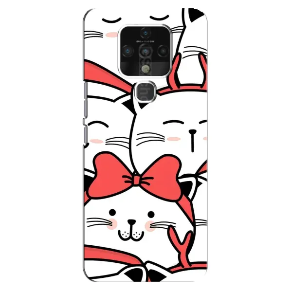 Чехол с рисунком «Новогодние котики» для TECNO Camon 16 Pro Чехол с рисунком «Новогодние котики» для TECNO Camon 16 Pro