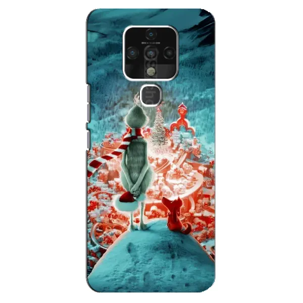 Чехол с рисунком «Новогодний Гринч» для TECNO Camon 16 Pro Чехол с рисунком «Новогодний Гринч» для TECNO Camon 16 Pro
