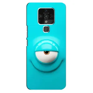 Силиконовые Чехлы (смешные стикеры) для TECNO Camon 16 Pro (Одноглазик)