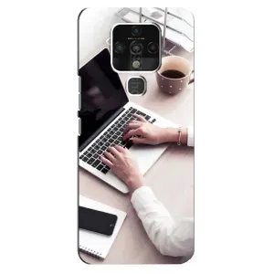 Силиконовый бампер (Работники) на TECNO Camon 16 Pro (Офисный работник)