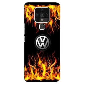 Чехол "Фольксваген" для TECNO Camon 16 Pro (Огненный Лого)