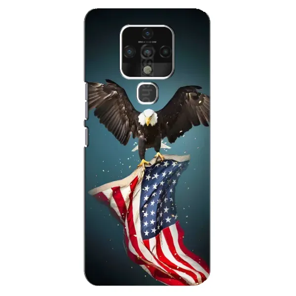 Чехол с рисунком «Орел и флаг» для TECNO Camon 16 Pro Чехол с рисунком «Орел и флаг» для TECNO Camon 16 Pro