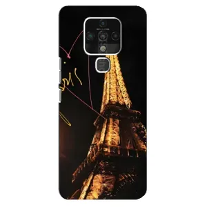 Чехол с Эйфелевой башней на TECNO Camon 16 Pro (Paris)