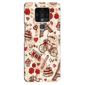 Чехол с Эйфелевой башней на TECNO Camon 16 Pro (Париж мечта)