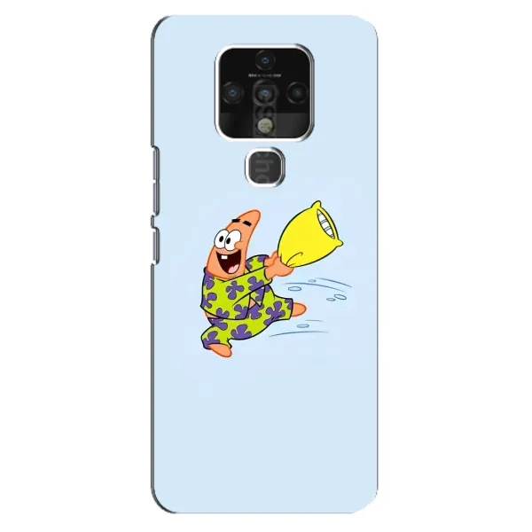 Чехол с рисунком «Патрик с подушкой» для TECNO Camon 16 Pro Чехол с рисунком «Патрик с подушкой» для TECNO Camon 16 Pro