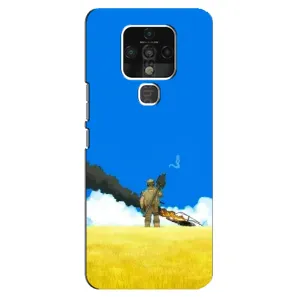 Чехлы на военную тематику для TECNO Camon 16 Pro (Попадание)