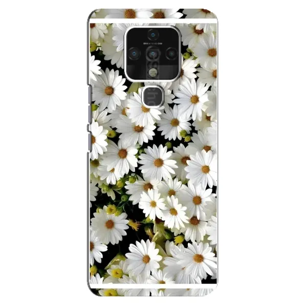 Чехол с рисунком «Рамка в ромашках» для TECNO Camon 16 Pro Чехол с рисунком «Рамка в ромашках» для TECNO Camon 16 Pro