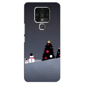 Чохли на Новий Рік TECNO Camon 16 Pro (Сніговички)