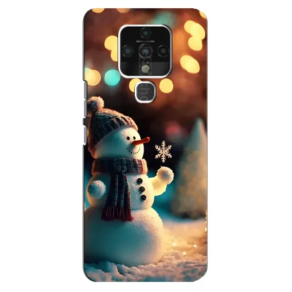 Чехол с рисунком «Снеговик праздничный» для TECNO Camon 16 Pro Чехол с рисунком «Снеговик праздничный» для TECNO Camon 16 Pro
