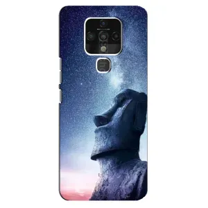 Силиконовые Чехлы (смешные стикеры) для TECNO Camon 16 Pro (Статуя)