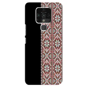 Силиконовый Чехол на TECNO Camon 16 Pro с картинкой Вышиванки (Стильная вишиванка)