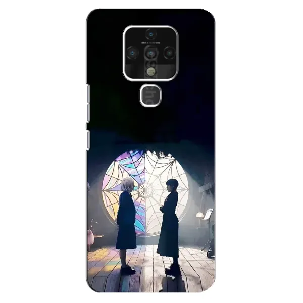 Чехол с рисунком «Уэнсдей и Энди» для TECNO Camon 16 Pro Чехол с рисунком «Уэнсдей и Энди» для TECNO Camon 16 Pro