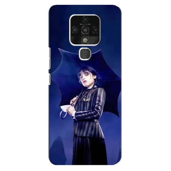 Чехол с рисунком «Уэнсдей с зонтом» для TECNO Camon 16 Pro Чехол с рисунком «Уэнсдей с зонтом» для TECNO Camon 16 Pro