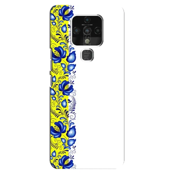 Чехол с рисунком «Желто-синяя вышиванка» для TECNO Camon 16 Pro Чехол с рисунком «Желто-синяя вышиванка» для TECNO Camon 16 Pro