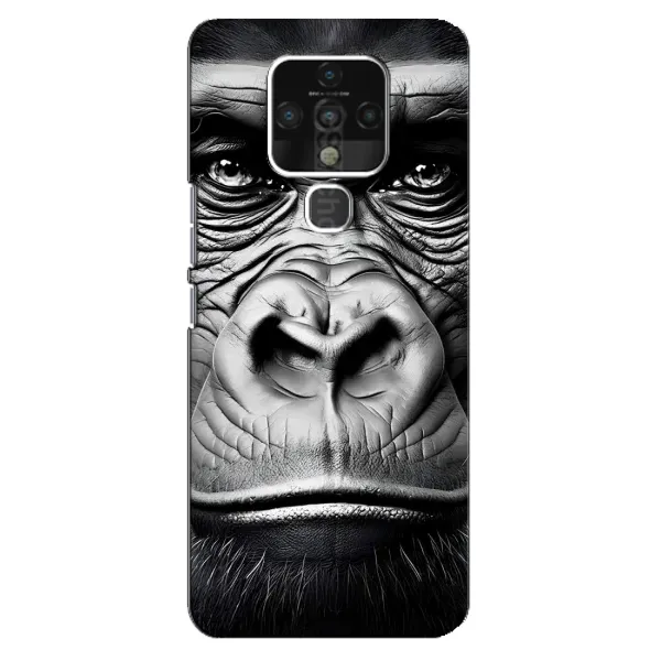 Чехол с рисунком «Черная обезьяна» для TECNO Camon 16 SE Чехол с рисунком «Черная обезьяна» для TECNO Camon 16 SE