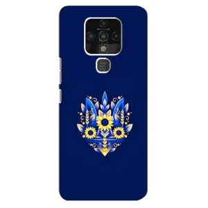 Чохол Укр Символіка для TECNO Camon 16 SE (Квітучий Герб)