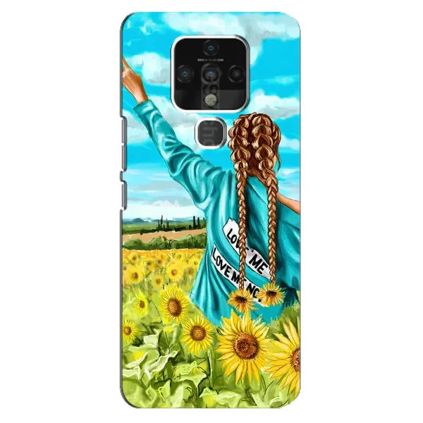Чехол с рисунком «Девушка на поле» для TECNO Camon 16 SE Чехол с рисунком «Девушка на поле» для TECNO Camon 16 SE