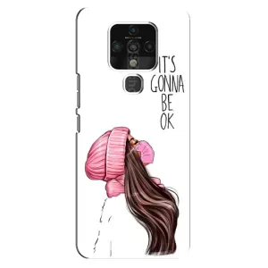 Чехол Стильные девушки на TECNO Camon 16 SE (Девушка в маске)