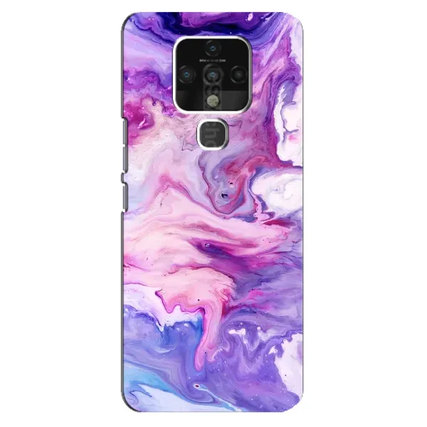 Чехол с рисунком «Фиолетовый мрамор» для TECNO Camon 16 SE Чехол с рисунком «Фиолетовый мрамор» для TECNO Camon 16 SE