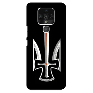 Чохол Укр Символіка для TECNO Camon 16 SE (Герб Воля або Смерть)