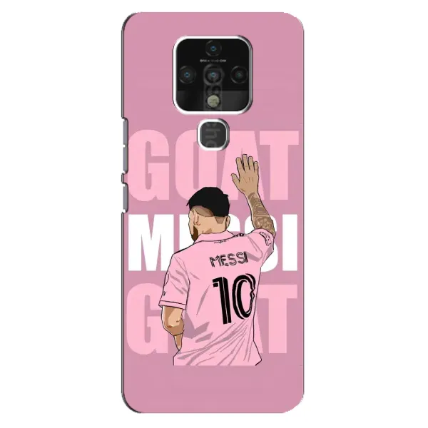 Чехол с рисунком «GOAT MESSI» для TECNO Camon 16 SE Чехол с рисунком «GOAT MESSI» для TECNO Camon 16 SE