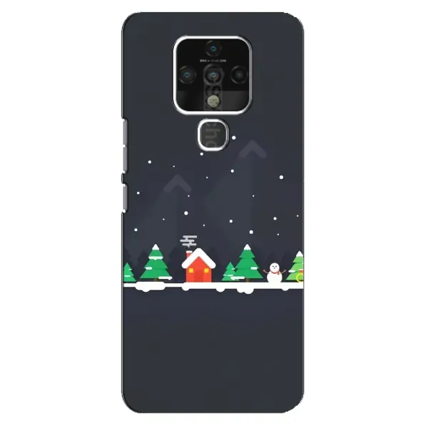 Чехол с рисунком «Город зимний» для TECNO Camon 16 SE Чехол с рисунком «Город зимний» для TECNO Camon 16 SE