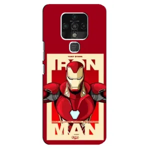 Чехол Супергерой Железный человек на TECNO Camon 16 SE (Iron man)