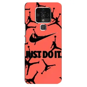 Силиконовый Чехол Nike Air Jordan на Техно Камон 16 се