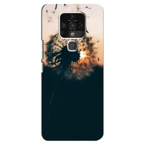 Силіконовий Чохол з кульбабками на TECNO Camon 16 SE (Гарна кульбабка)