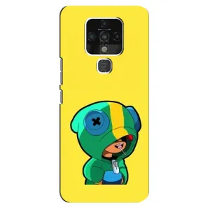 Чехол Бравл Старс для TECNO Camon 16 SE (Леон (LEON))