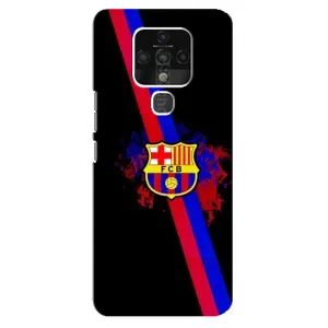 Чехол для TECNO Camon 16 SE (Барселона) (Лого Барсы)