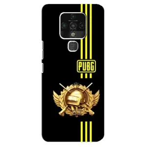 Чохол (TPU) з картинкою "Лого Пабг" на Техно Камон 16 се (Логотип PUPG)