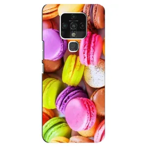 Чохол з зображенням смачної їжі для TECNO Camon 16 SE (Макаруни)
