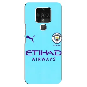 Силиконовые Чехлы принт Футбол на TECNO Camon 16 SE (Man City)