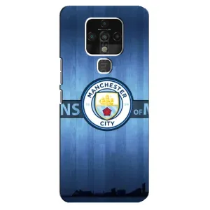 Силиконовые Чехлы принт Футбол на TECNO Camon 16 SE (ManCity)