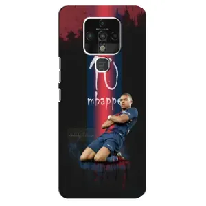Чехол (TPU) с Футболистом на TECNO Camon 16 SE (MBAPPE 10)