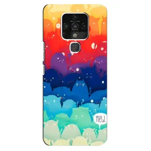 Силіконовий чохол з котиком для TECNO Camon 16 SE (Mew)