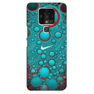 Силіконовый Чохол на TECNO Camon 16 SE з картинкою НАЙК (Найк зелений)