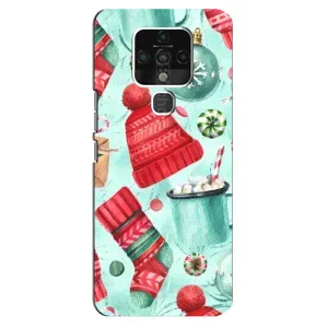 Чехол Санта Клаус для TECNO Camon 16 SE (Одежда)